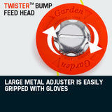 NNEMB Twister Bump Feed Line Trimmer Head Whipper Snipper Brush Cutter Brushcutter
