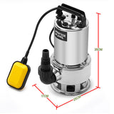 NNEMB 2000W Dirty Water Submersible Pump-PRD-M6