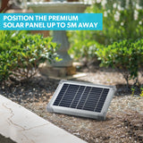 NNEMB 5W Solar Powered Water Fountain Pump Pond Kit with Eco Filter Box