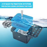 NNEMB 5W Solar Powered Water Fountain Pump Pond Kit with Eco Filter Box