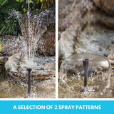 NNEMB 10W Solar Powered Water Fountain Pump Pond Kit with Eco Filter Box