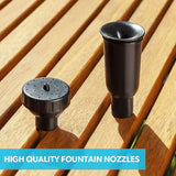 NNEMB 10W Solar Powered Water Fountain Pump Pond Kit with Eco Filter Box