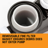 NNEMB 0.75HP Swimming Pool & Spa Water Pump-PS07 100