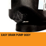 NNEMB Swimming Pool Pump Water 1200W 1.6HP Self Priming Filter Electric Spa