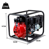 NNEMB 8HP 1.5 1 Petrol High Pressure Water Transfer Pump Fire Fighting Irrigation
