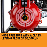 NNEMB 8HP 1.5 1 Petrol High Pressure Water Transfer Pump Fire Fighting Irrigation