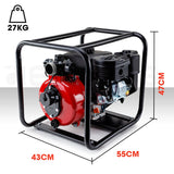 NNEMB 8HP 1.5 & 2 Petrol High Pressure Water Transfer Pump Irrigation Fire Fighting