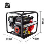 NNEMB Petrol High Pressure Water Pump 8HP 4 Outlet for Irrigation and Fire Fighting-PRP-45P