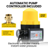 NNEMB High Pressure Auto Water Pump Electric Digital Controller