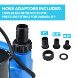 NNEMB Tight Access Clean/Grey Water Submersible Sump Pump-Vertical Float Switch