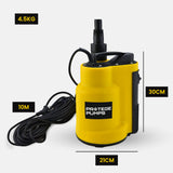 NNEMB Tight Access Clean/Grey Water Submersible Sump Pump-Integrated Float Switch