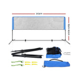 NNEDSZ Portable Sports Net Stand Badminton Volleyball Tennis Soccer 3m 3ft Blue