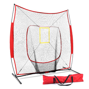 NNEDSZ Portable Baseball Training Net Stand Softball Practice Sports Tennis