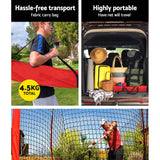 NNEDSZ Portable Baseball Training Net Stand Softball Practice Sports Tennis