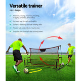 NNEDSZ Portable Soccer Rebounder Net Volley Training Football Goal Trainer XL