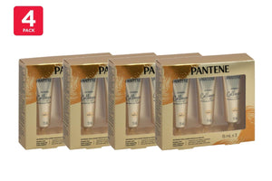 NNEKG Pantene Pro V Intense Miracle Hair Treatment Shots: Collagen Repair for Damaged Hair Pack of 12x 15ml Shots