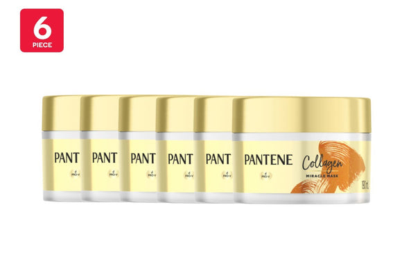 NNEKG Pantene Pro V Intense Miracle Hair Mask Treatment: Collagen Repair for Damaged Hair 190ml 6 Pack