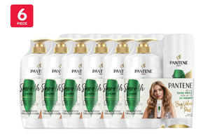 NNEKG Pantene Pro V Smooth & Sleek Shampoo 500ml + Conditioner 500ml 6x Duo Packs