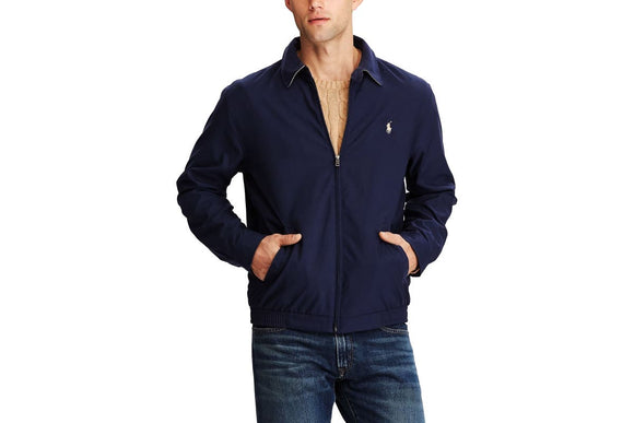 NNEKG Lauren Mens Bi Swing Windbreaker Lined Jacket (French Navy Size XL)