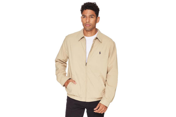 NNEKG Lauren Mens Bi Swing Windbreaker Lined Jacket (Khaki Uniform Size 2XL)