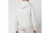 NNEKG Lauren Mens Double Knit Tech Logo Zip Up Hoodie (Light Sport Heather Size XL)