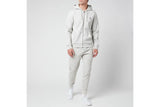 NNEKG Lauren Mens Double Knit Tech Logo Zip Up Hoodie (Light Sport Heather Size XL)