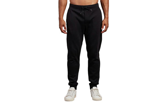 NNEKG Lauren Mens Double Knit Tech Joggers (Polo Black Size L)
