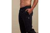 NNEKG Lauren Mens Double Knit Tech Joggers (Polo Black Size L)