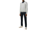 NNEKG Lauren Mens Cotton V Neck Long Sleeve Sweater (Andover Heather Size M)
