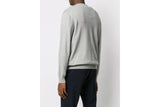 NNEKG Lauren Mens Cotton V Neck Long Sleeve Sweater (Andover Heather Size S)