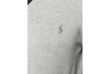 NNEKG Lauren Mens Cotton V Neck Long Sleeve Sweater (Andover Heather Size S)