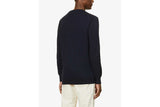 NNEKG Lauren Mens Cotton Crewneck Long Sleeve Sweater (Hunter Navy Size M)
