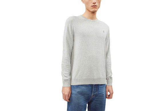 NNEKG Lauren Mens Cotton Crewneck Long Sleeve Sweater (Andover Heather Size XL)