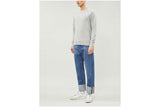NNEKG Lauren Mens Cotton Crewneck Long Sleeve Sweater (Andover Heather Size 2XL)