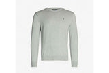 NNEKG Lauren Mens Cotton Crewneck Long Sleeve Sweater (Andover Heather Size M)