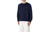 NNEKG Lauren Mens Logo Crewneck Fleece Sweatshirt (Cruise Navy Size M)