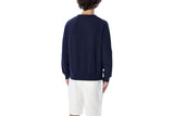 NNEKG Lauren Mens Logo Crewneck Fleece Sweatshirt (Cruise Navy Size M)
