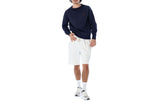 NNEKG Lauren Mens Logo Crewneck Fleece Sweatshirt (Cruise Navy Size M)