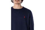 NNEKG Lauren Mens Logo Crewneck Fleece Sweatshirt (Cruise Navy Size M)
