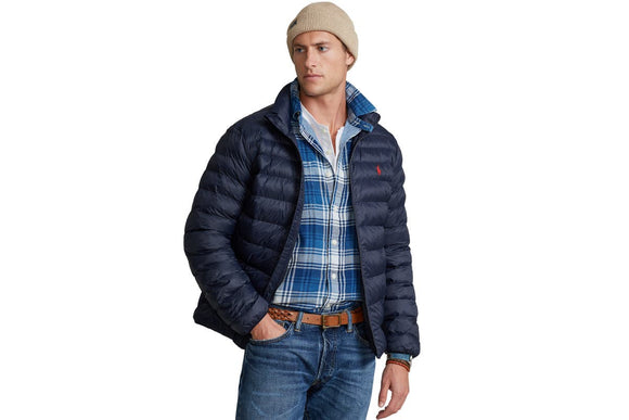 NNEKG Lauren Mens Terra Puffer Jacket (Collection Navy Size L)