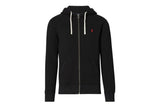 NNEKG Lauren Mens Logo Fleece Zip Up Hoodie (Polo Black Size XL)