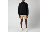 NNEKG Lauren Mens Logo Half Zip Fleece Sweatshirt (Polo Black Size M)