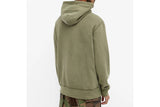 NNEKG Lauren Mens Polo Denim Logo Pullover Hoodie (Army Olive Size XL)