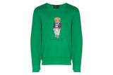 NNEKG Lauren Mens Cruiseship Bear Crewneck Sweatshirt (Cruise Green Bear Size M)
