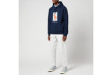 NNEKG Lauren Mens Graphic Fleece Pullover Hoodie (Cruise Navy Size L)