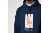 NNEKG Lauren Mens Graphic Fleece Pullover Hoodie (Cruise Navy Size 2XL)