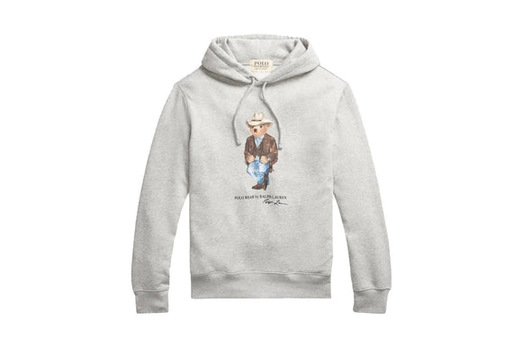 NNEKG Lauren Mens Cowboy Pullover Hoodie (Andover Heather Cowboy Bear Size M)