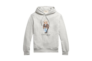 NNEKG Lauren Mens Cowboy Pullover Hoodie (Andover Heather Cowboy Bear Size XL)