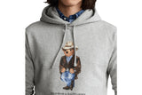 NNEKG Lauren Mens Cowboy Pullover Hoodie (Andover Heather Cowboy Bear Size L)
