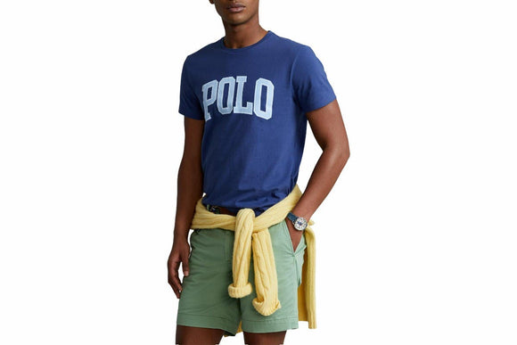 NNEKG Lauren Mens Polo Graphic Short Sleeve T Shirt (Light Navy Size 2XL)